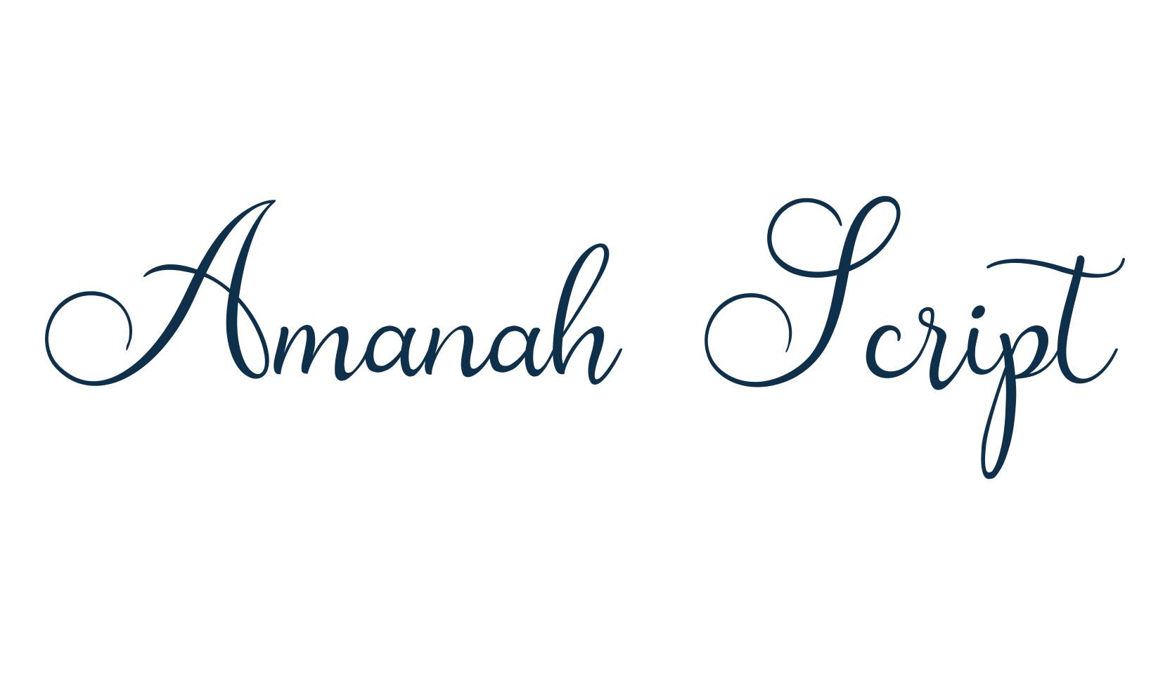 Amanah Script, script calligraphy fancy decorative font preview