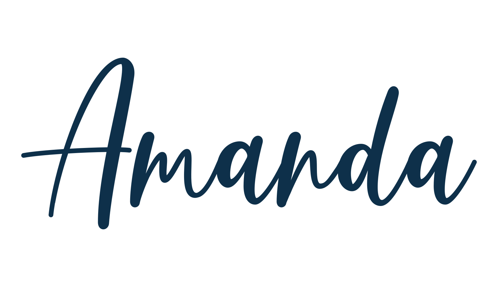 Amanda (amanda-11), various font preview