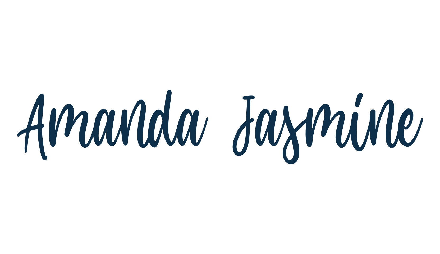 Amanda Jasmine, fancy decorative font preview