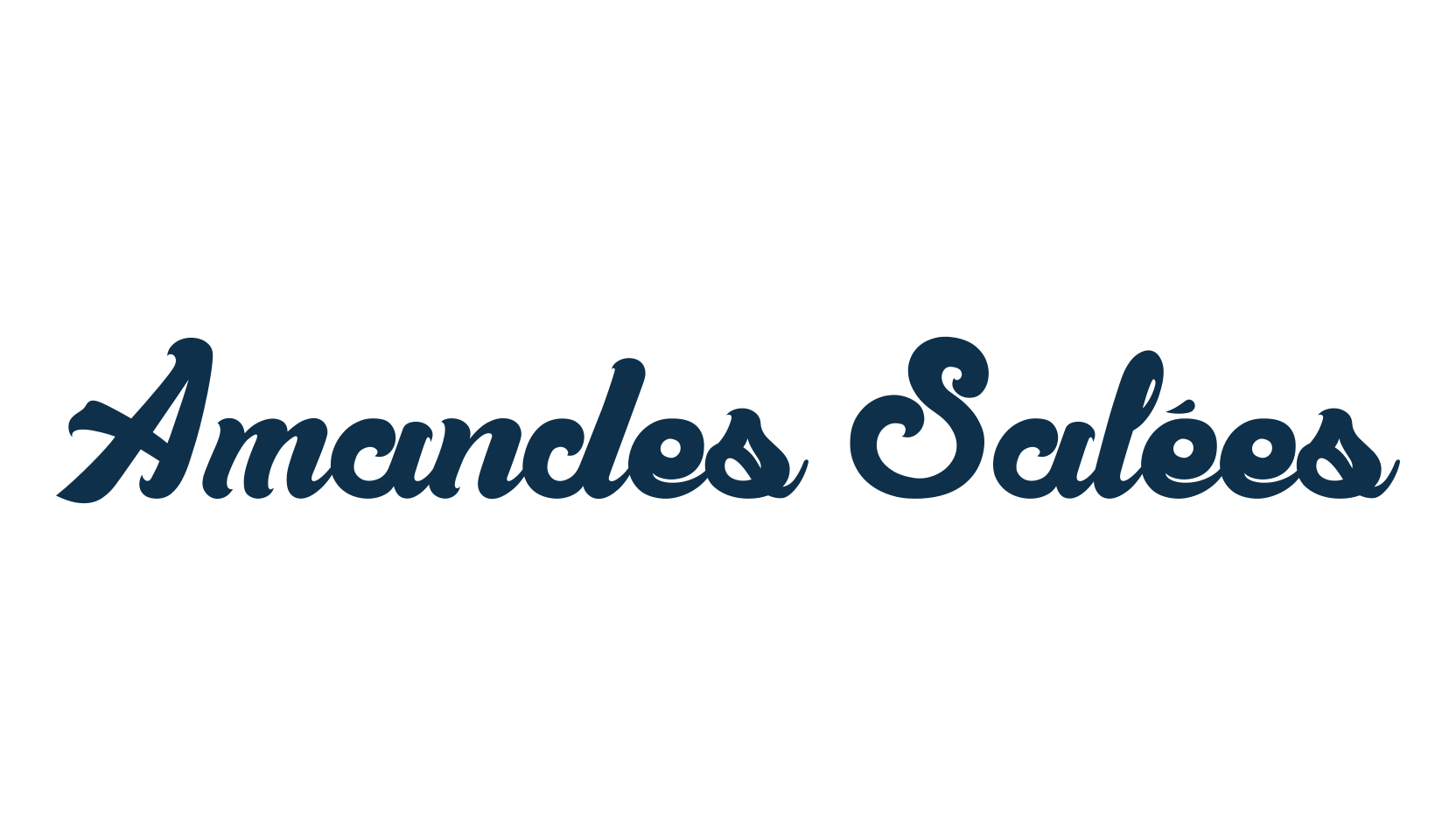 Amandes Salées, display market font preview