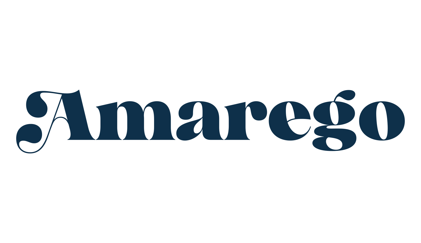 Amarego, fancy retro decorative font preview
