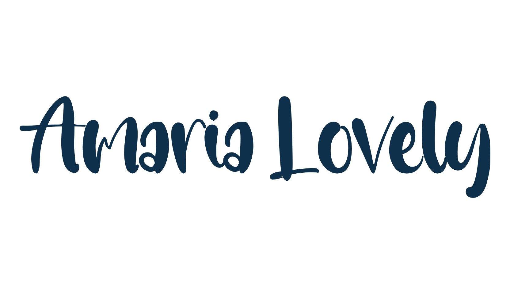 Amaria Lovely, fancy decorative font preview