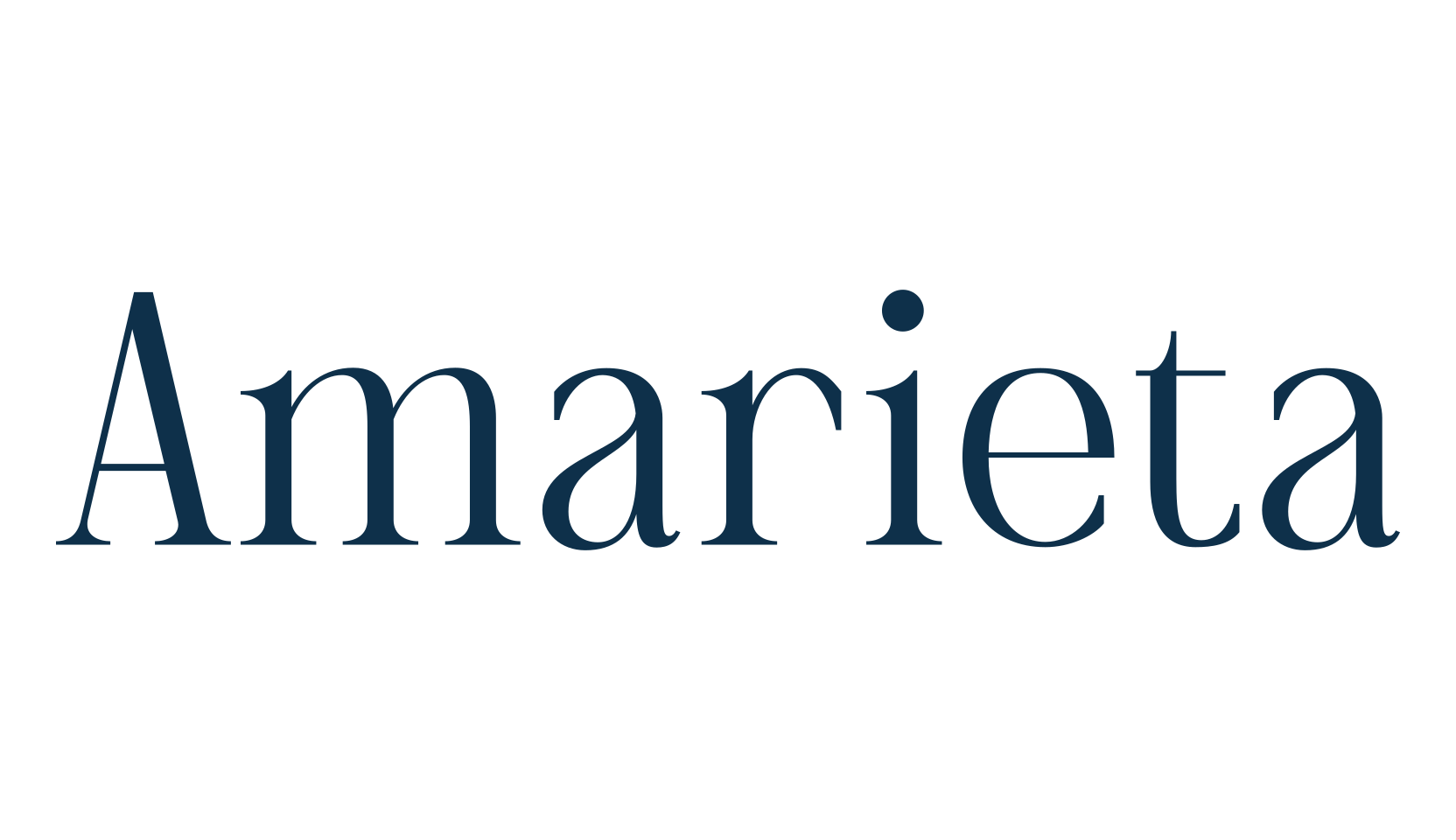 Amarieta, serif font preview