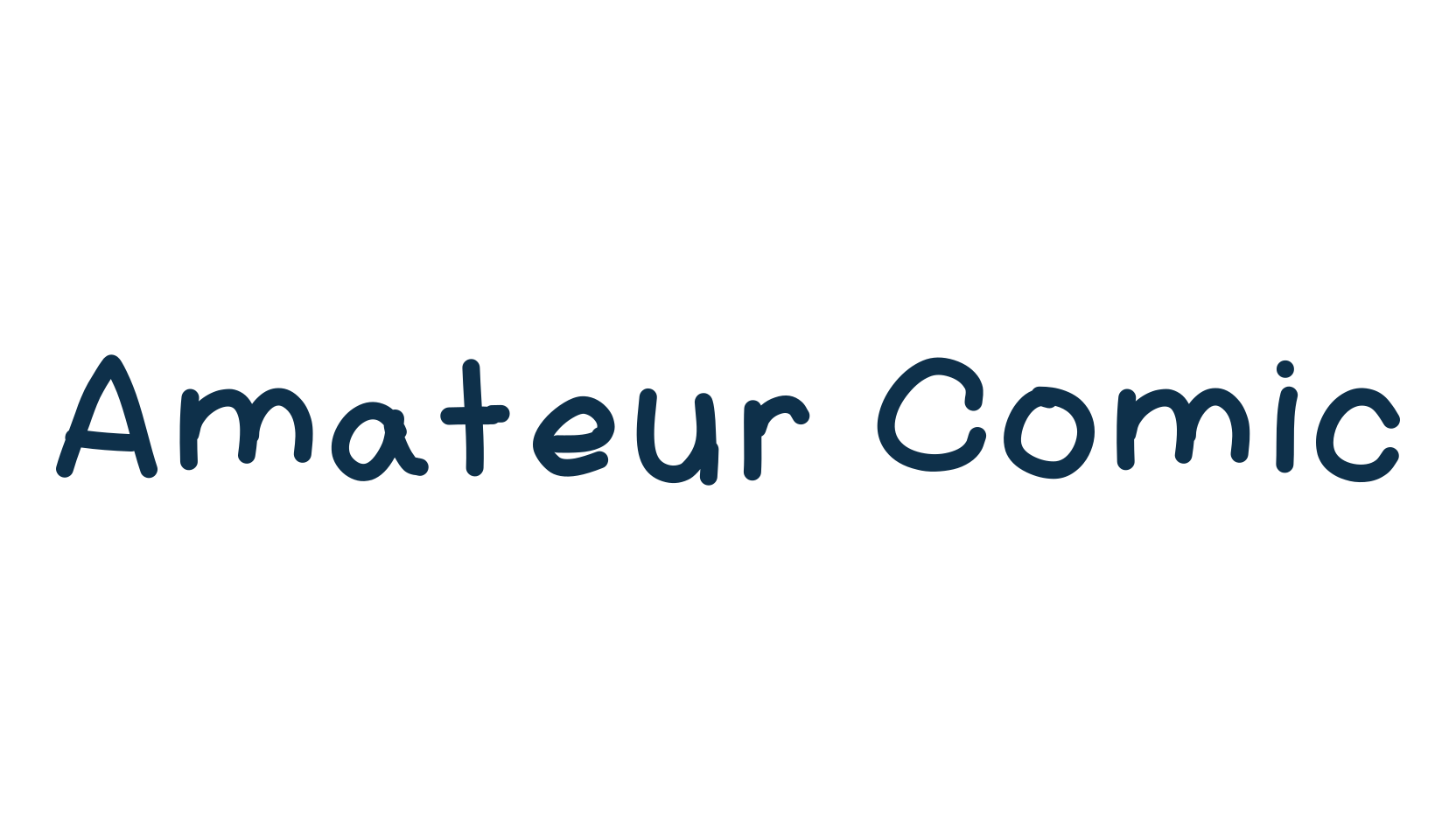 Amateur Comic, fancy cartoon decorative comic font preview