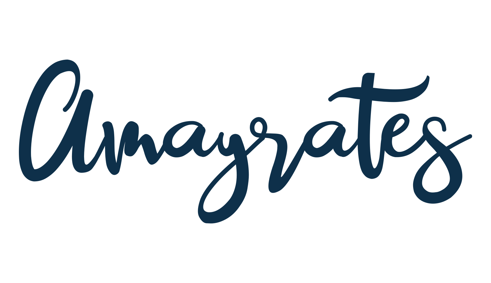 Amayrates, calligraphy font preview