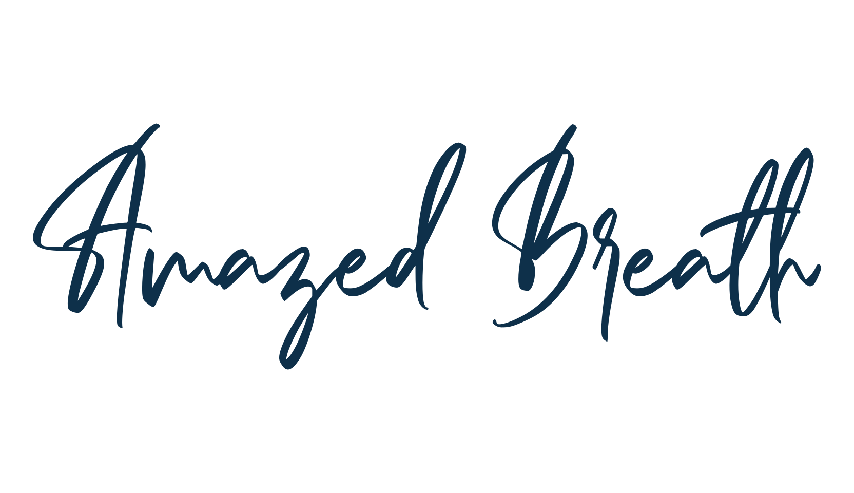 Amazed Breath, script handwritten fancy decorative calligraphy font preview