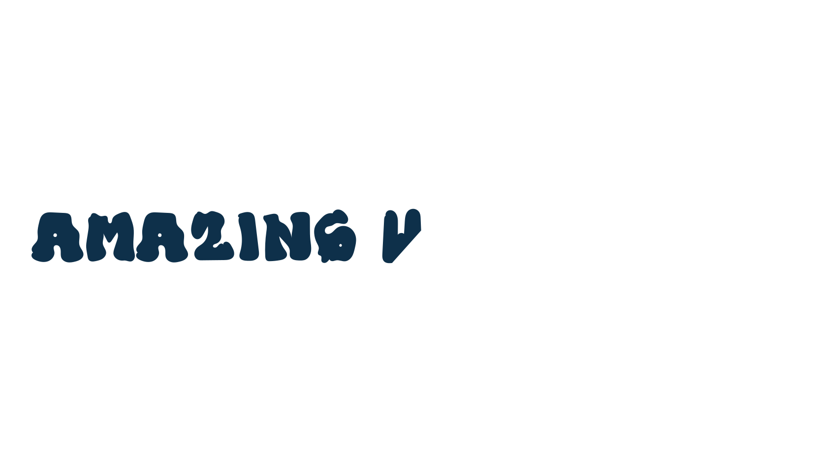 Amazing Halloween, fancy decorative font preview