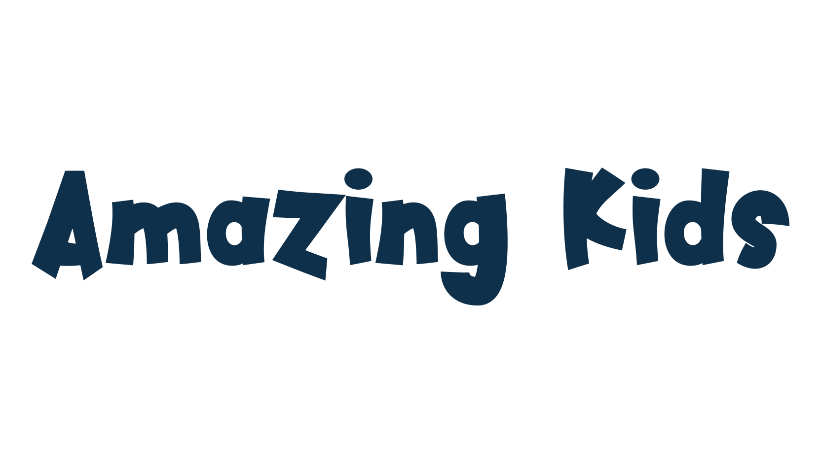 Amazing Kids, fancy cartoon decorative font preview