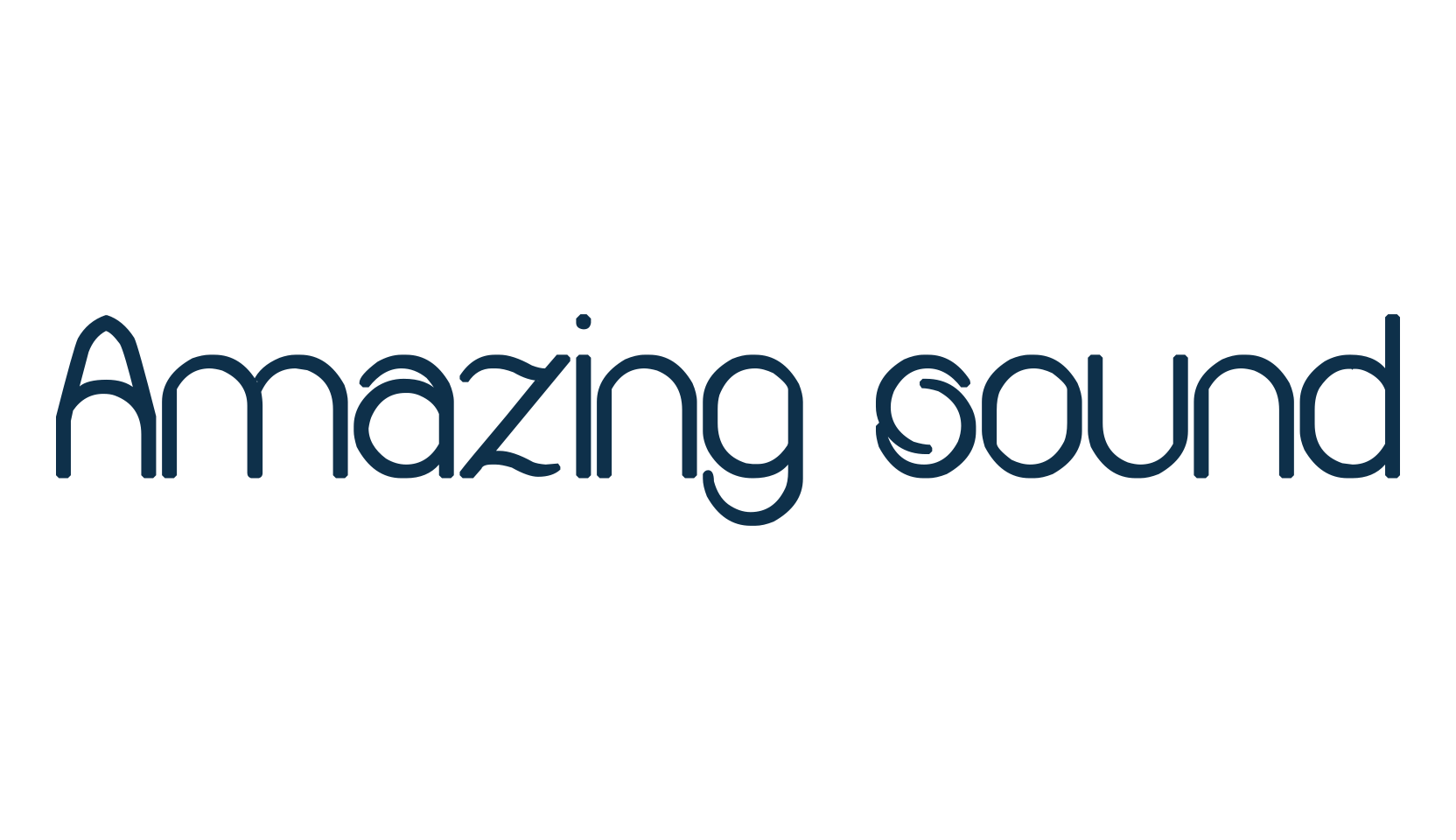 Amazing sound, fancy various decorative font preview