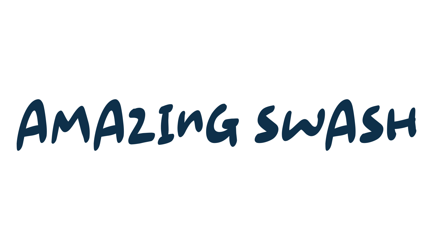 Amazing Swash, handwriting font preview