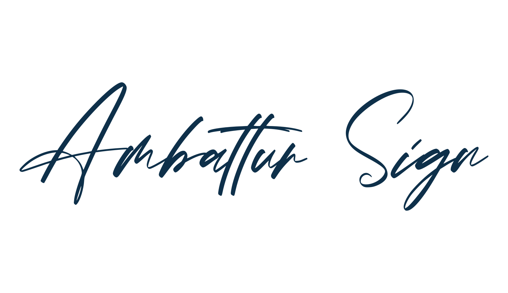 Ambattur Sign, script handwritten fancy decorative calligraphy font preview