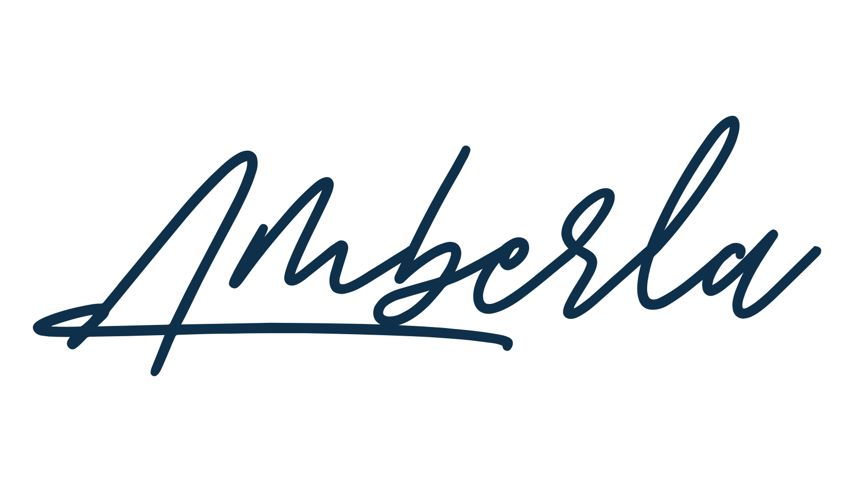 Amberla, script handwritten fancy decorative calligraphy font preview
