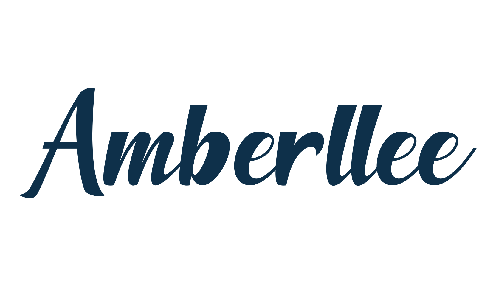 Amberllee, various font preview
