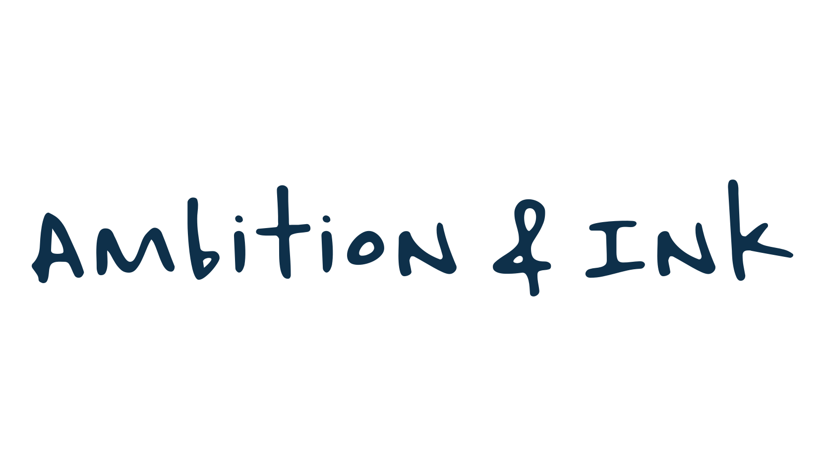 Ambition & Ink, handwriting font preview