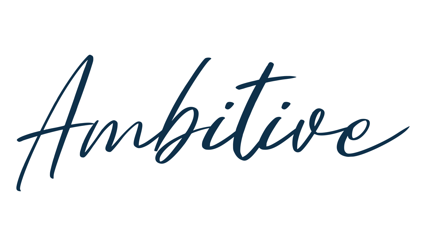 Ambitive, script handwritten fancy decorative calligraphy font preview