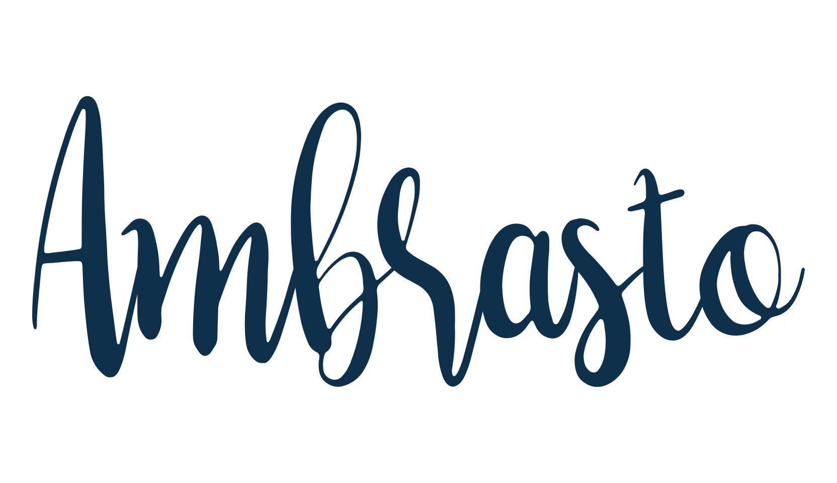 Ambrasto, handwriting font preview