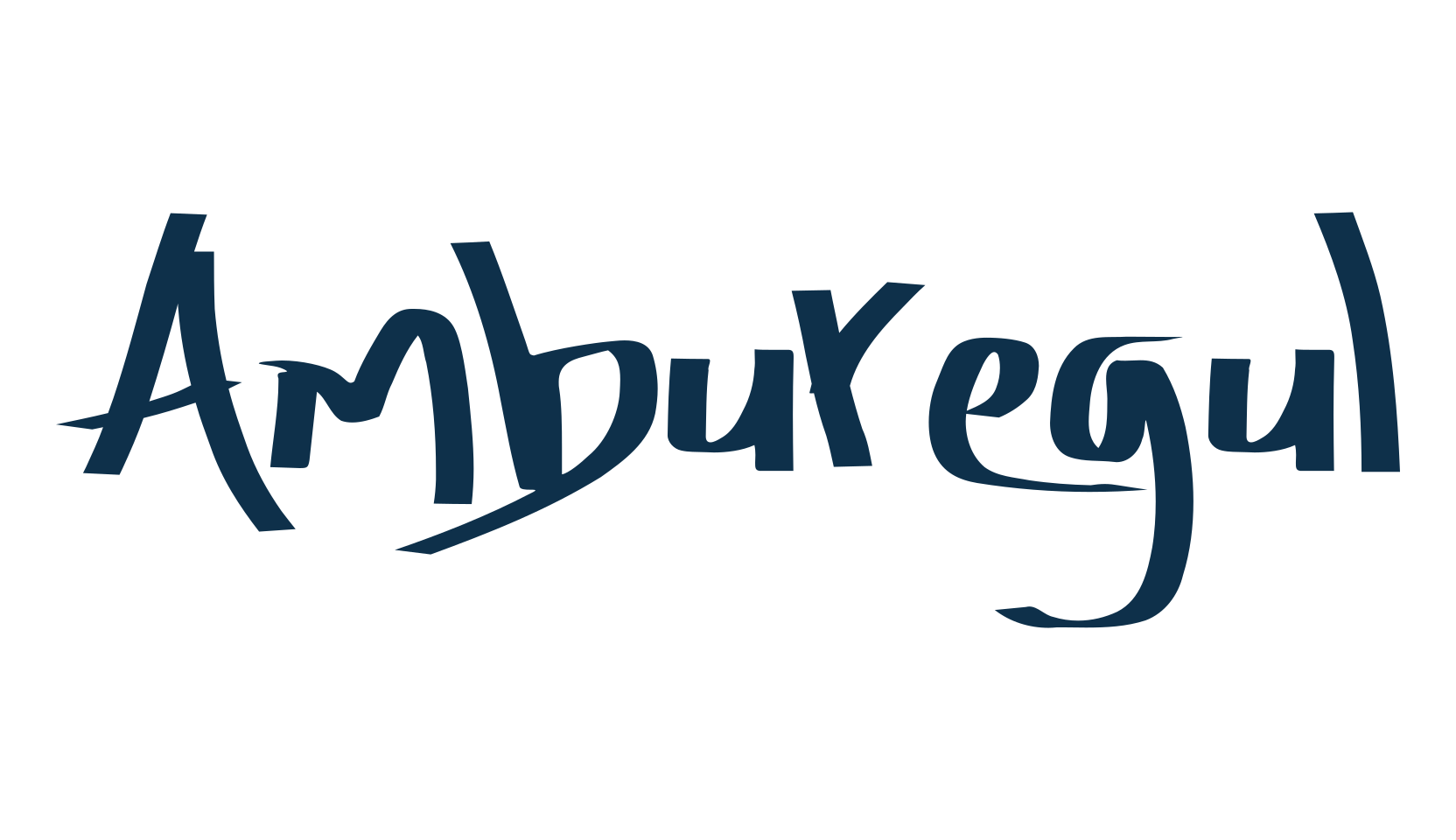Amburegul, fancy various decorative script calligraphy font preview