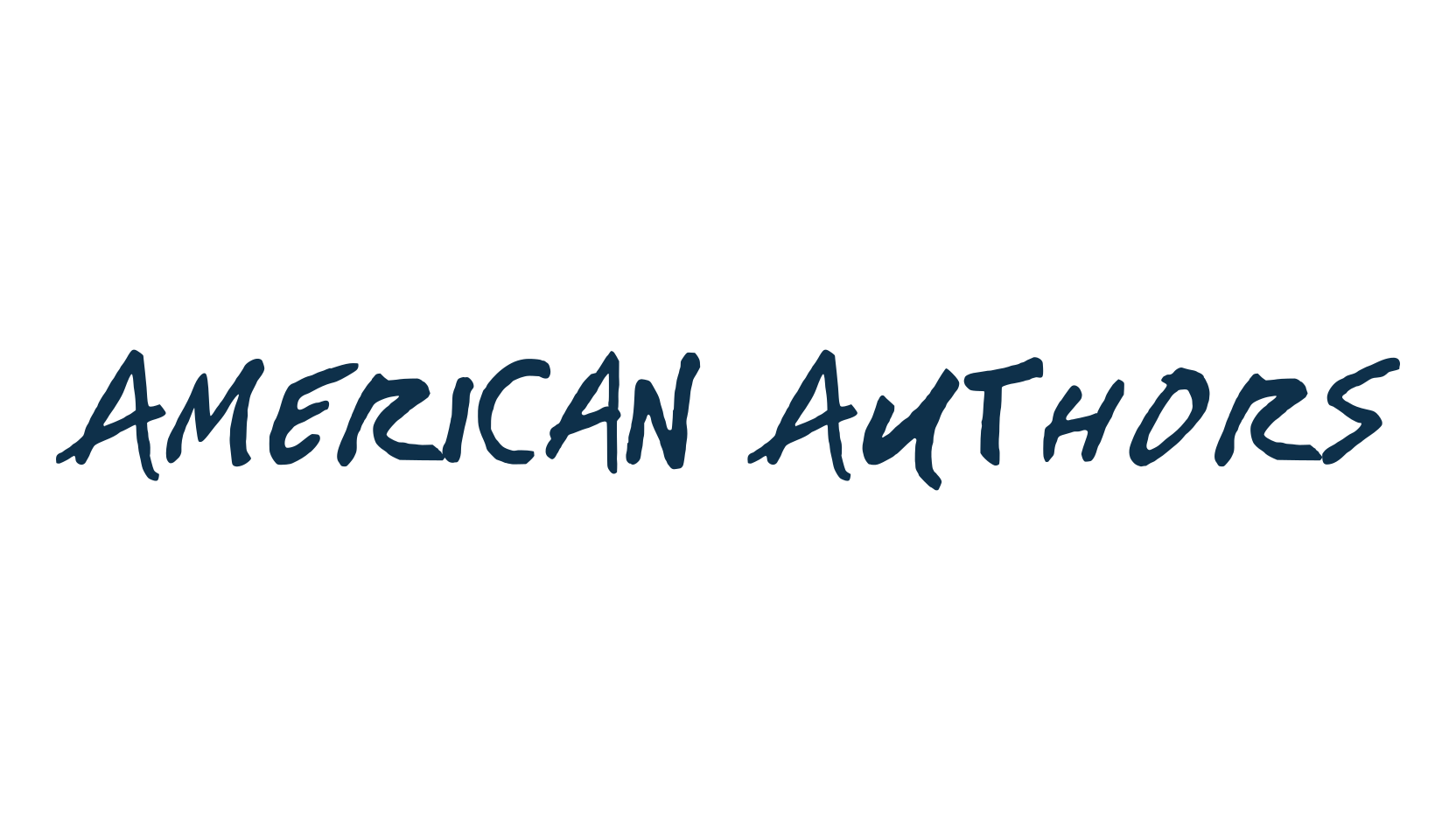 American Authors, brush font preview