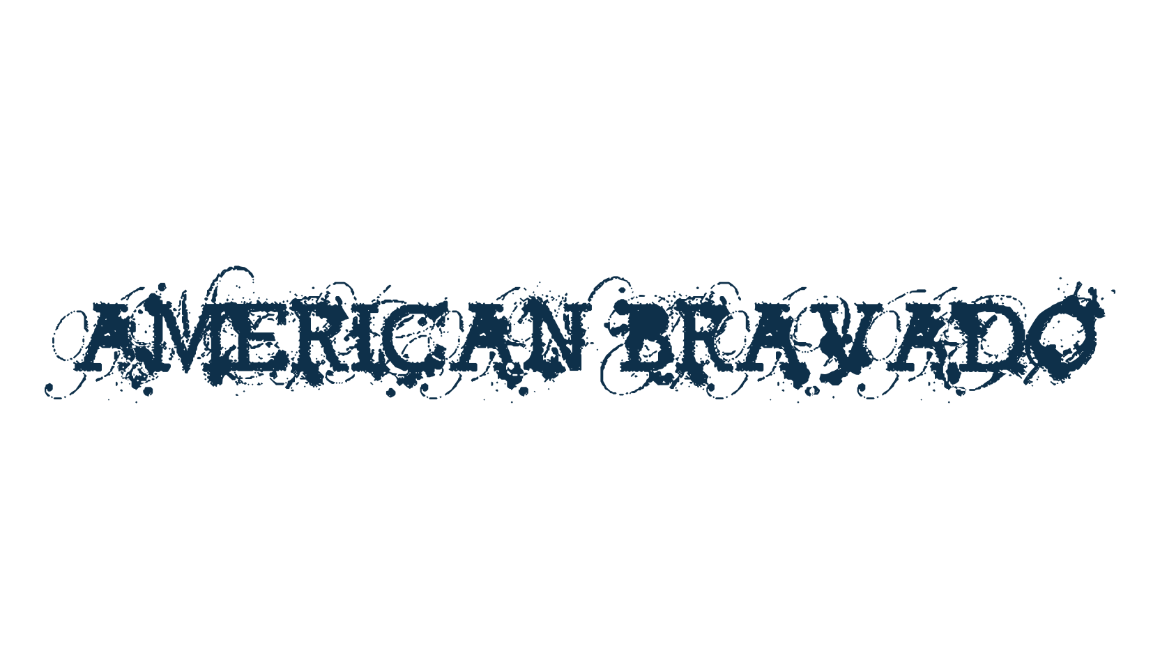 American Bravado, destroy font preview