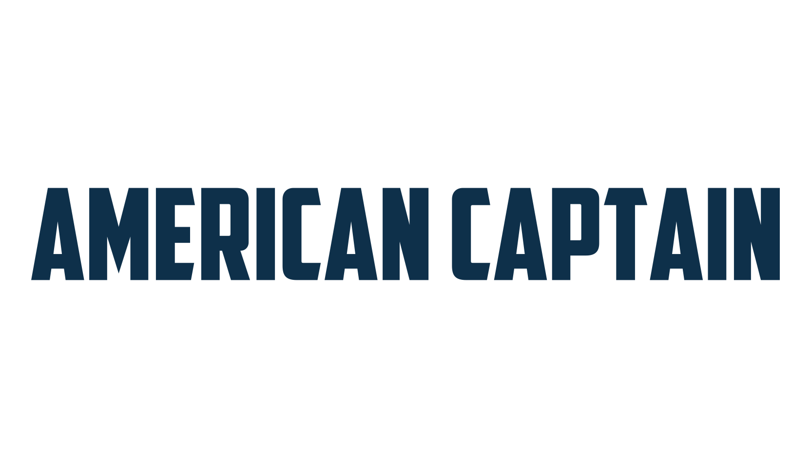 American Captain, retro font preview