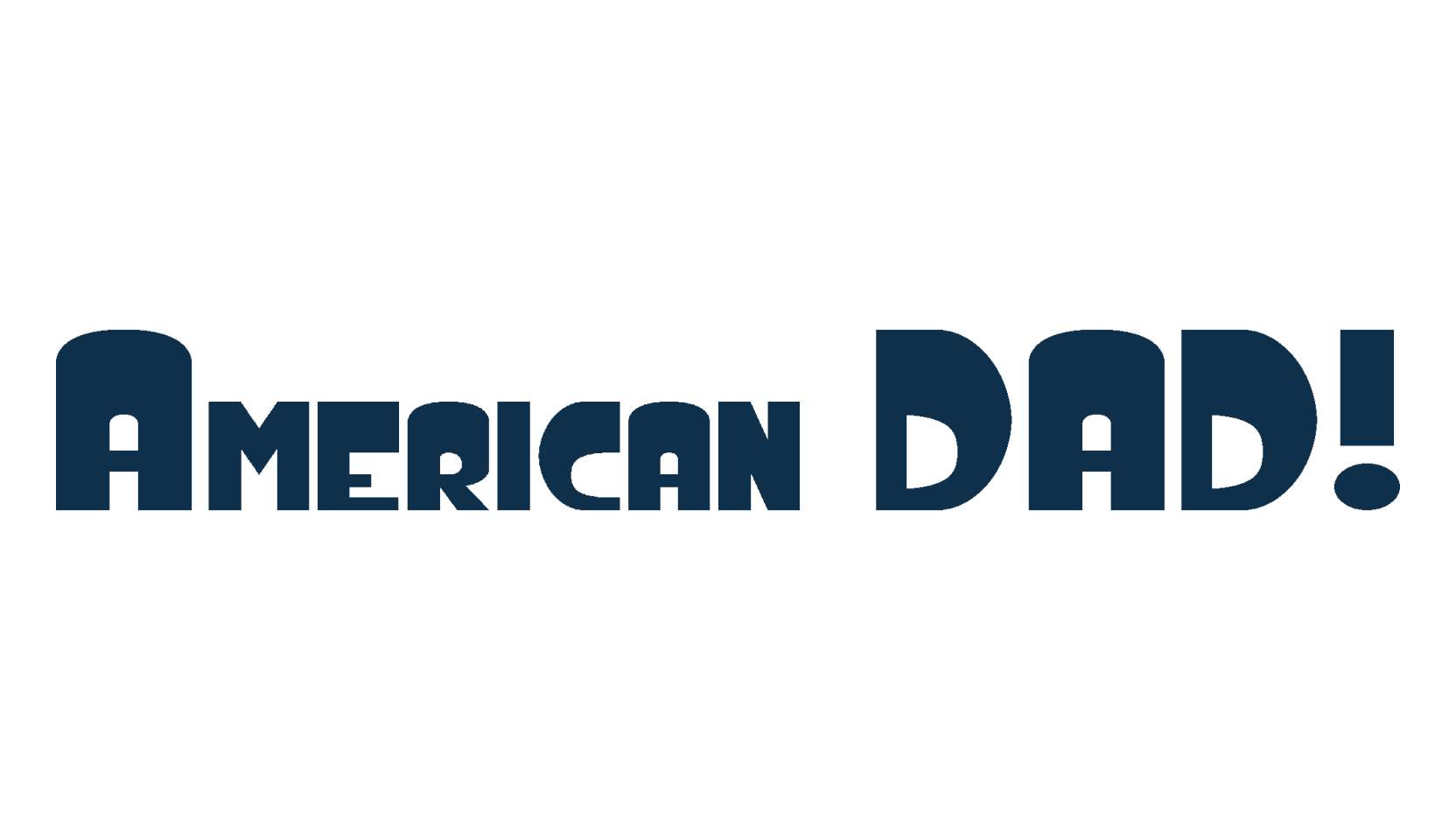 American DAD!, groovy font preview