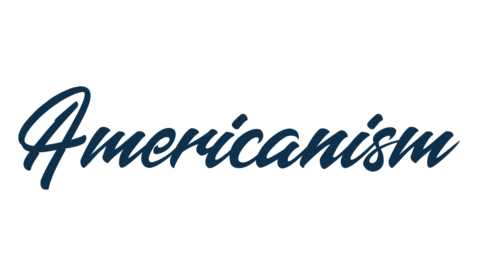 Americanism, fancy various decorative script calligraphy font preview