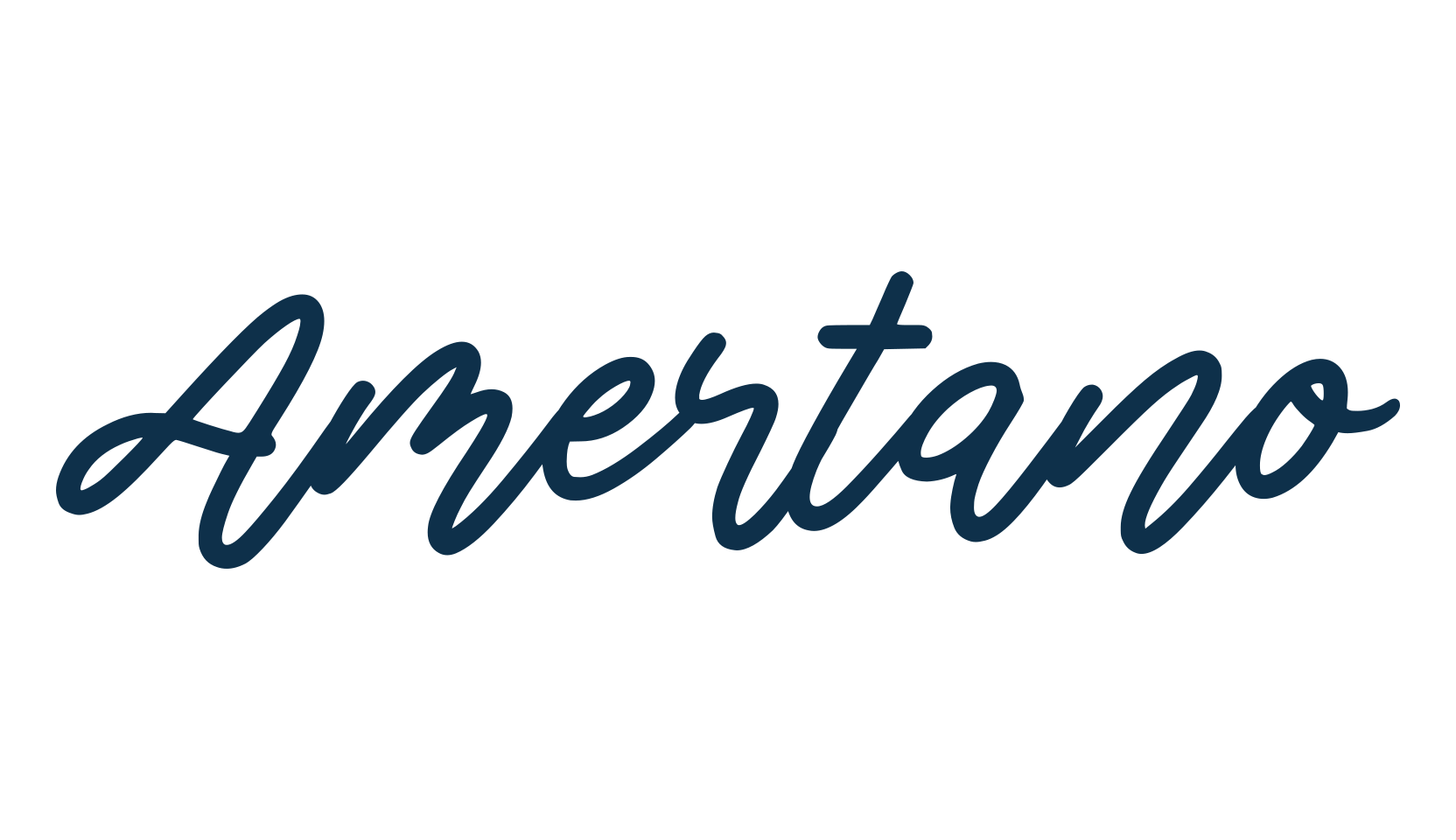Amertano, script handwritten fancy decorative calligraphy font preview