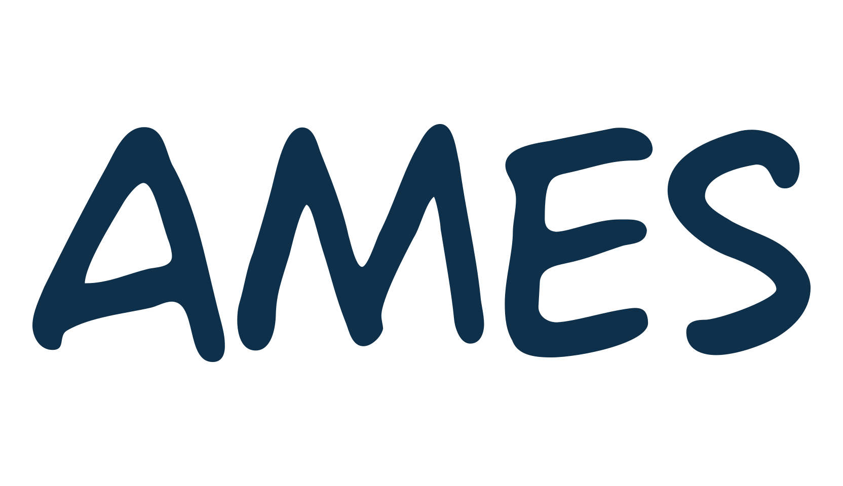 Ames, fancy cartoon decorative comic font preview