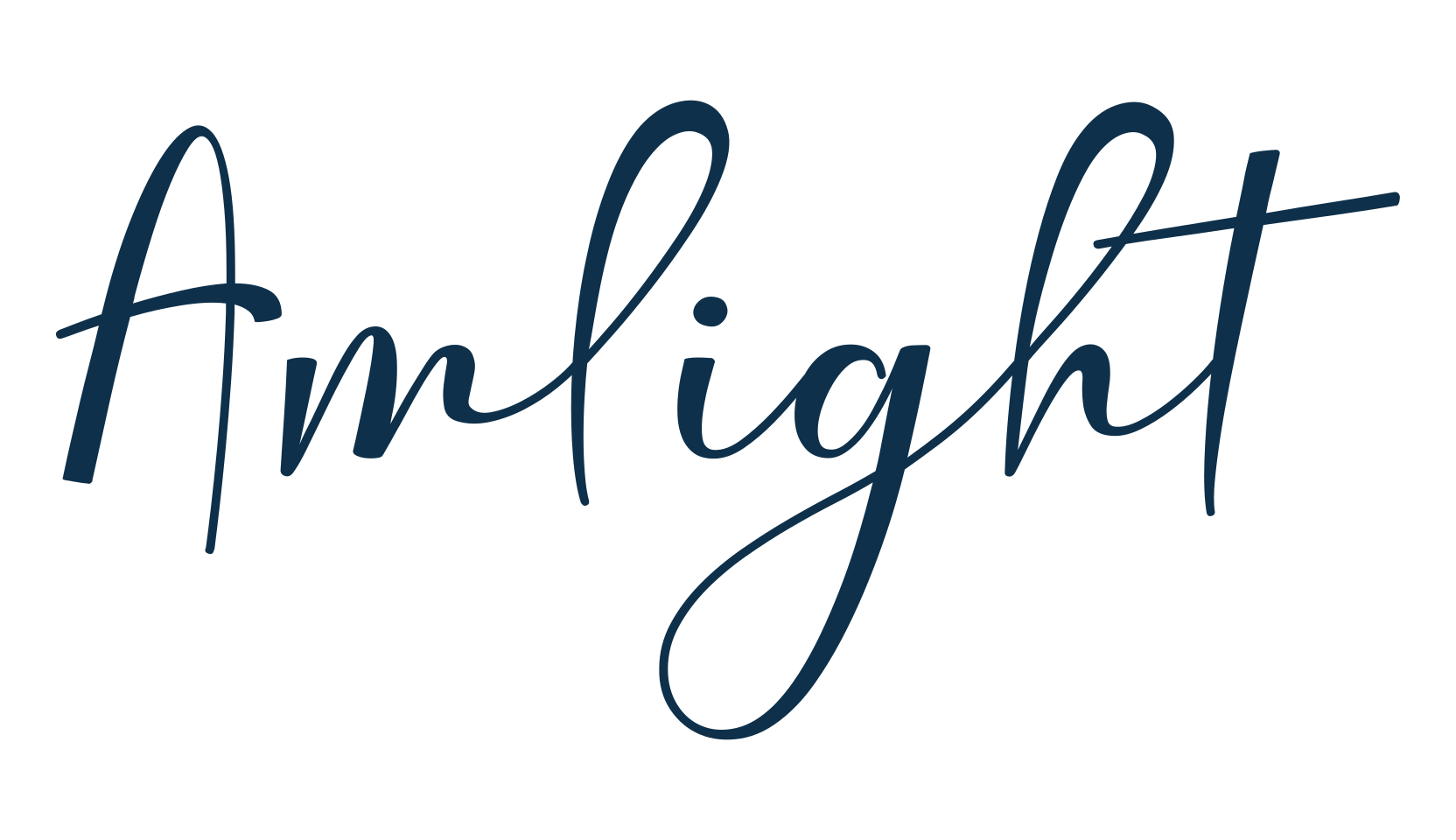 Amlight, script calligraphy fancy decorative font preview