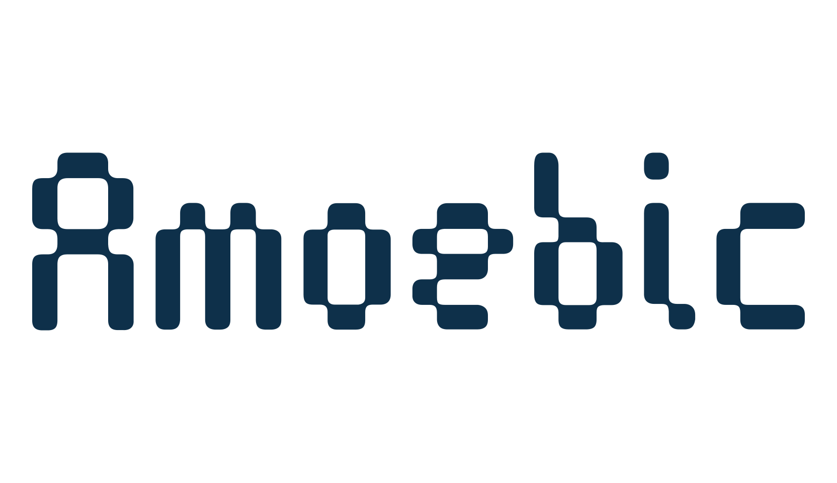 Amoebic, fancy various techno sci-fi font preview