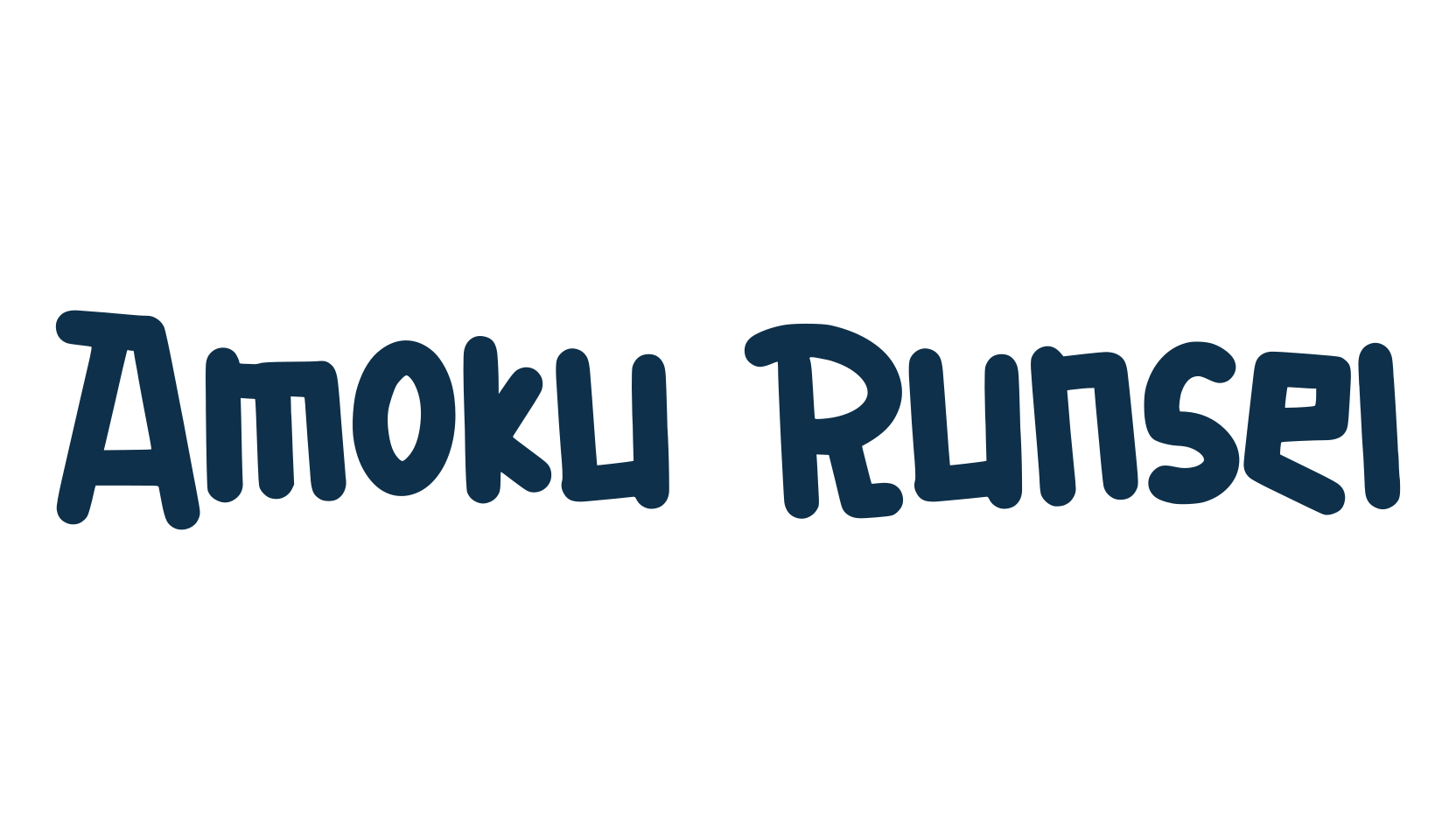Amoku Runsel, fancy various decorative font preview