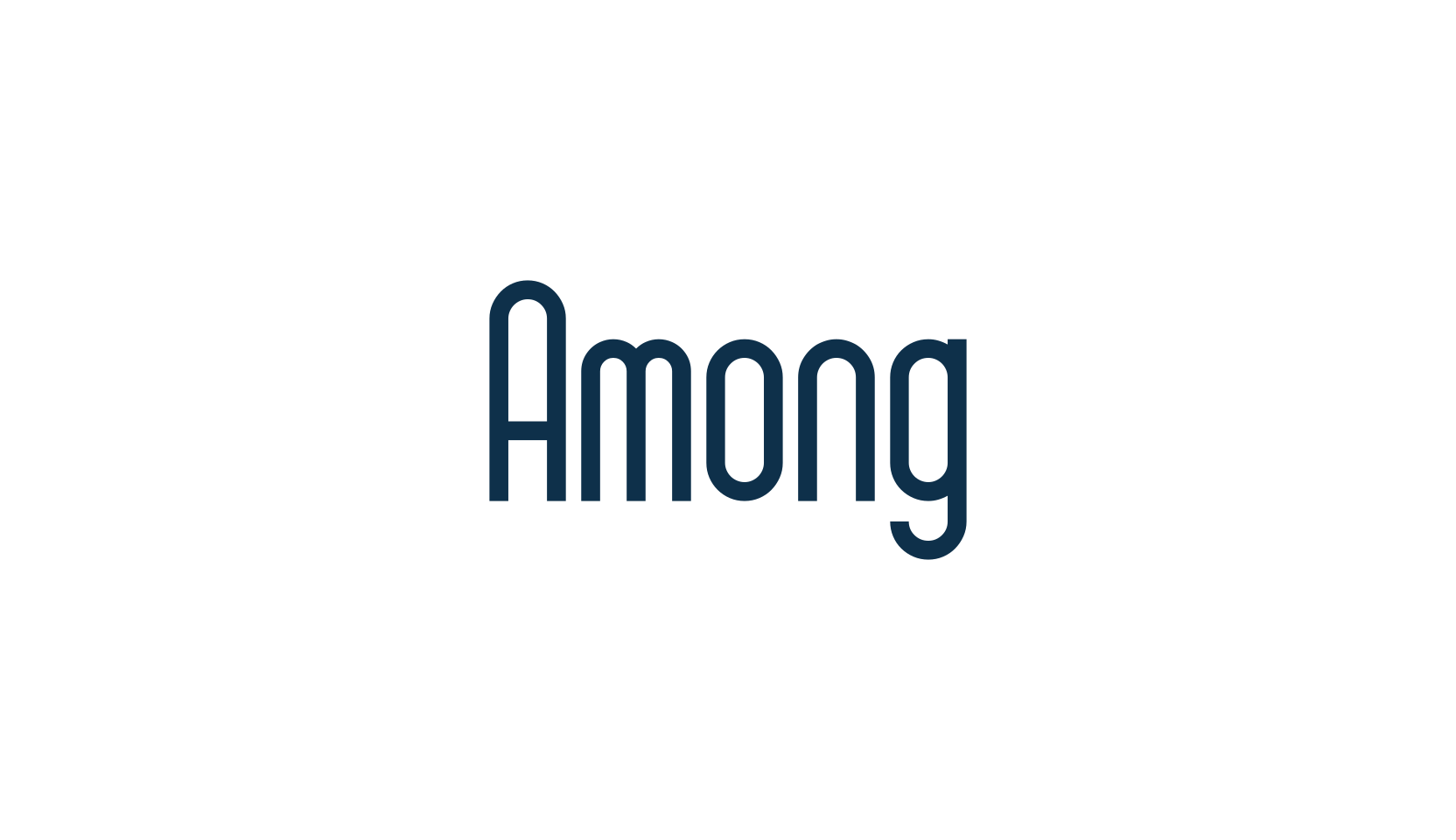 Among, sans serif font preview