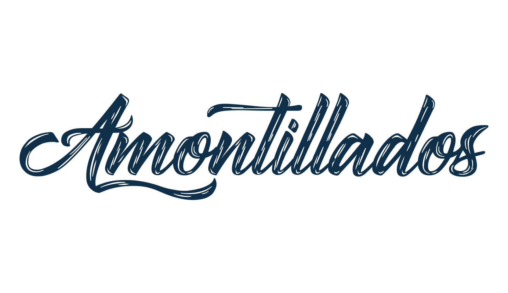 Amontillados, script calligraphy fancy decorative font preview