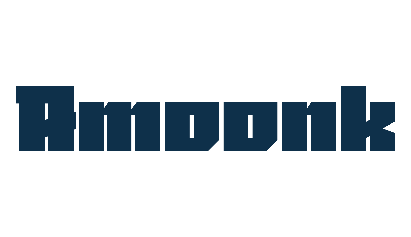 Amoonk, fancy various techno sci-fi font preview
