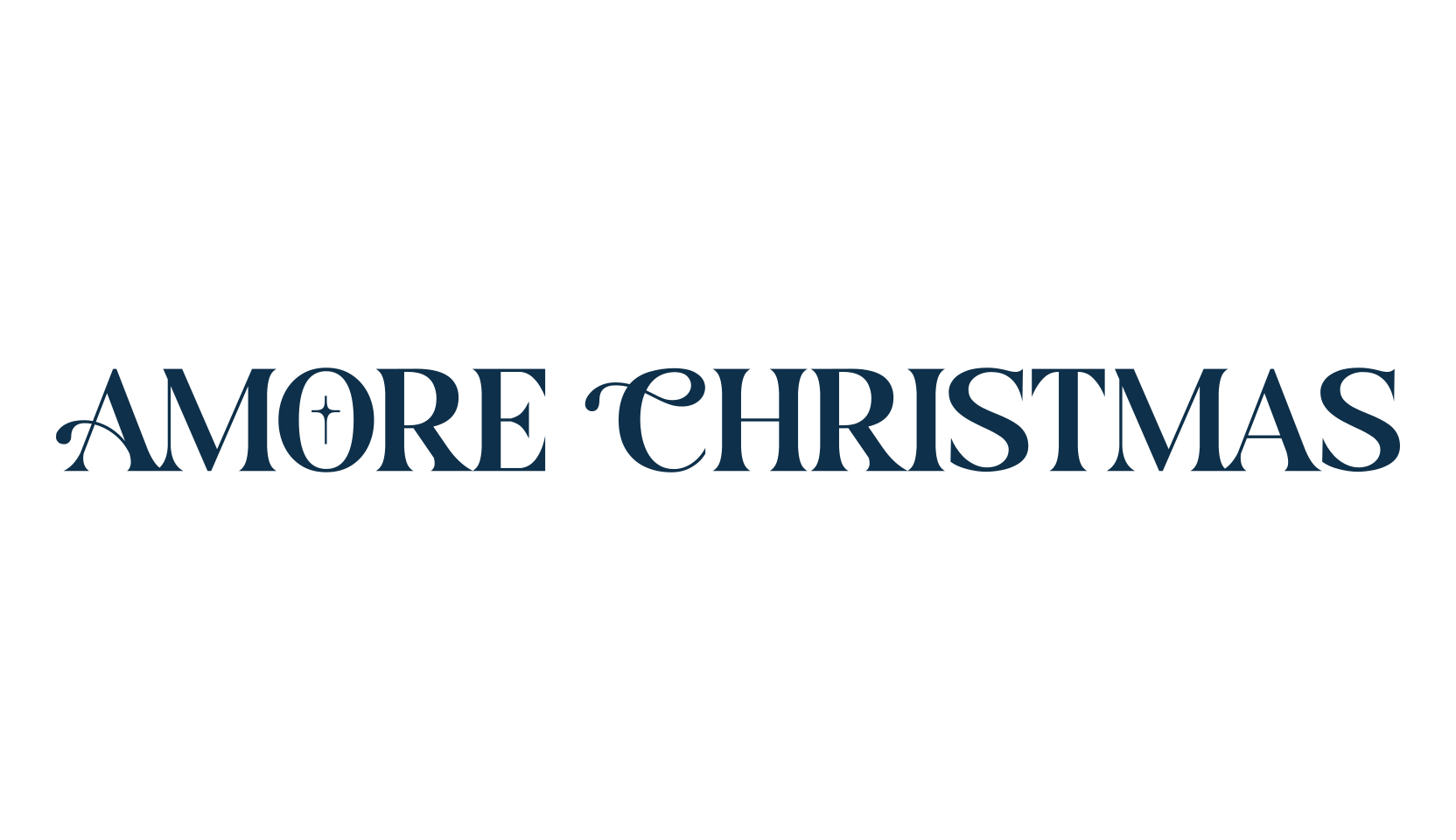 Amore Christmas, fancy decorative font preview