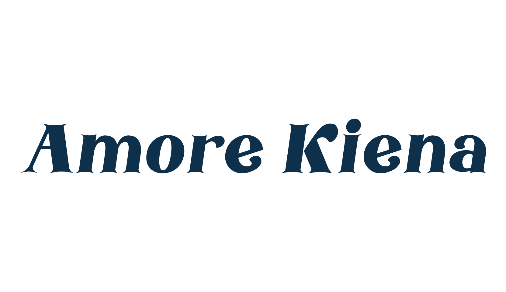 Amore Kiena, serif font preview