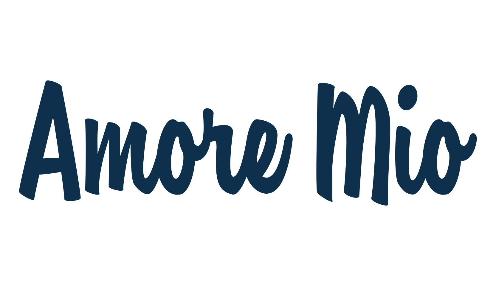 Amore Mio, script brush fancy decorative calligraphy font preview