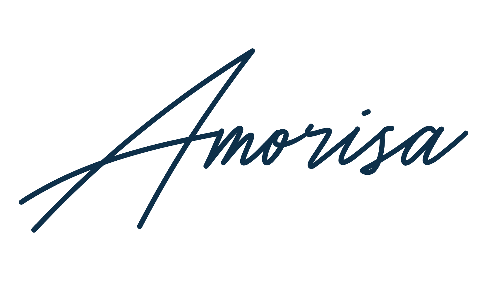 Amorisa, handwriting font preview