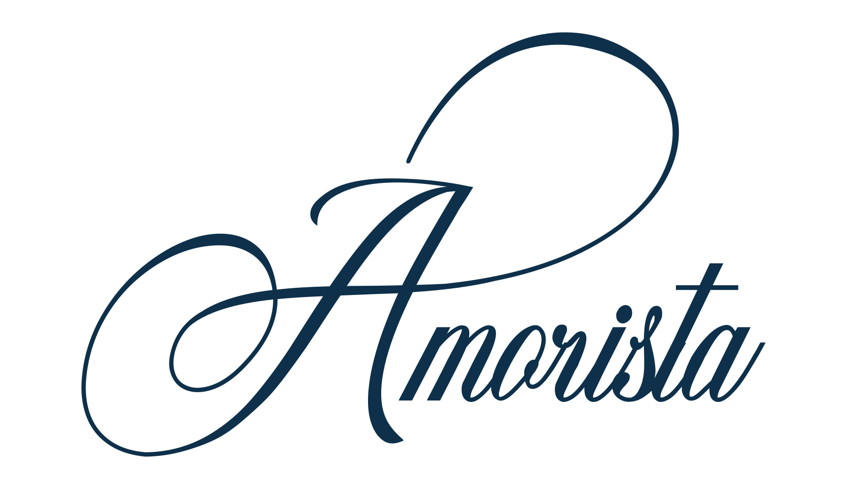 Amorista, script calligraphy fancy decorative font preview