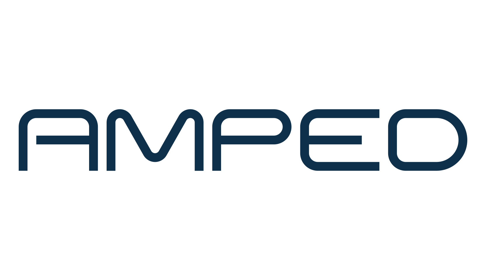 Amped, sci-fi font preview
