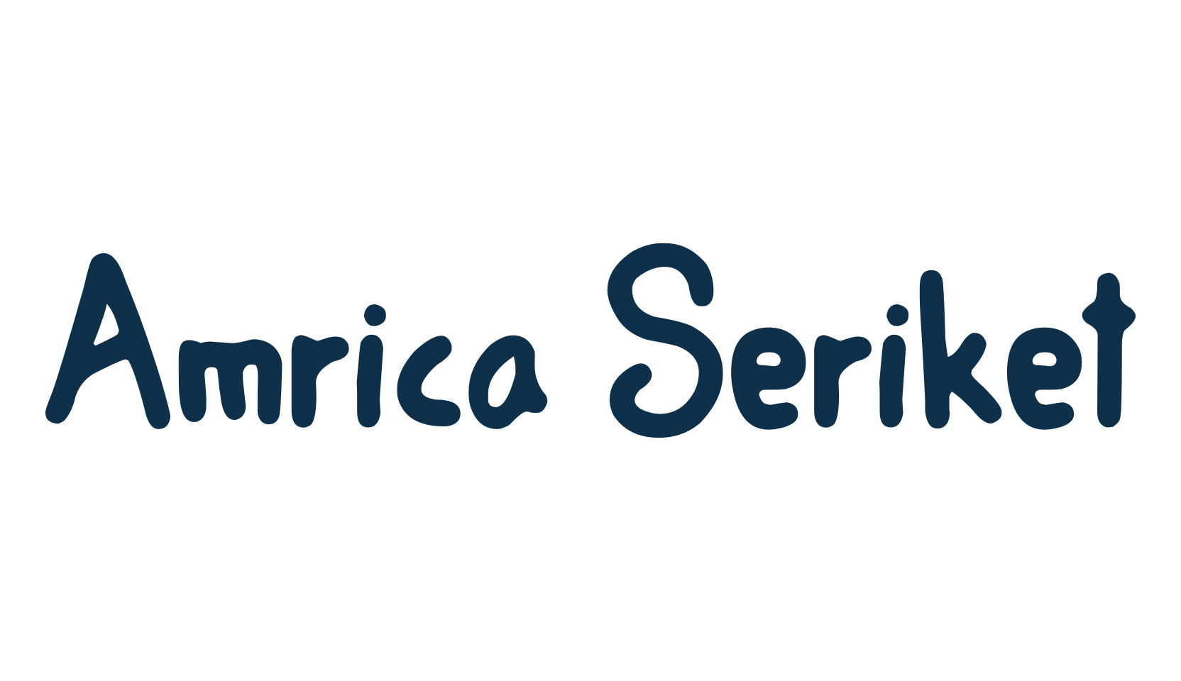Amrica Seriket, script handwritten fancy decorative calligraphy font preview