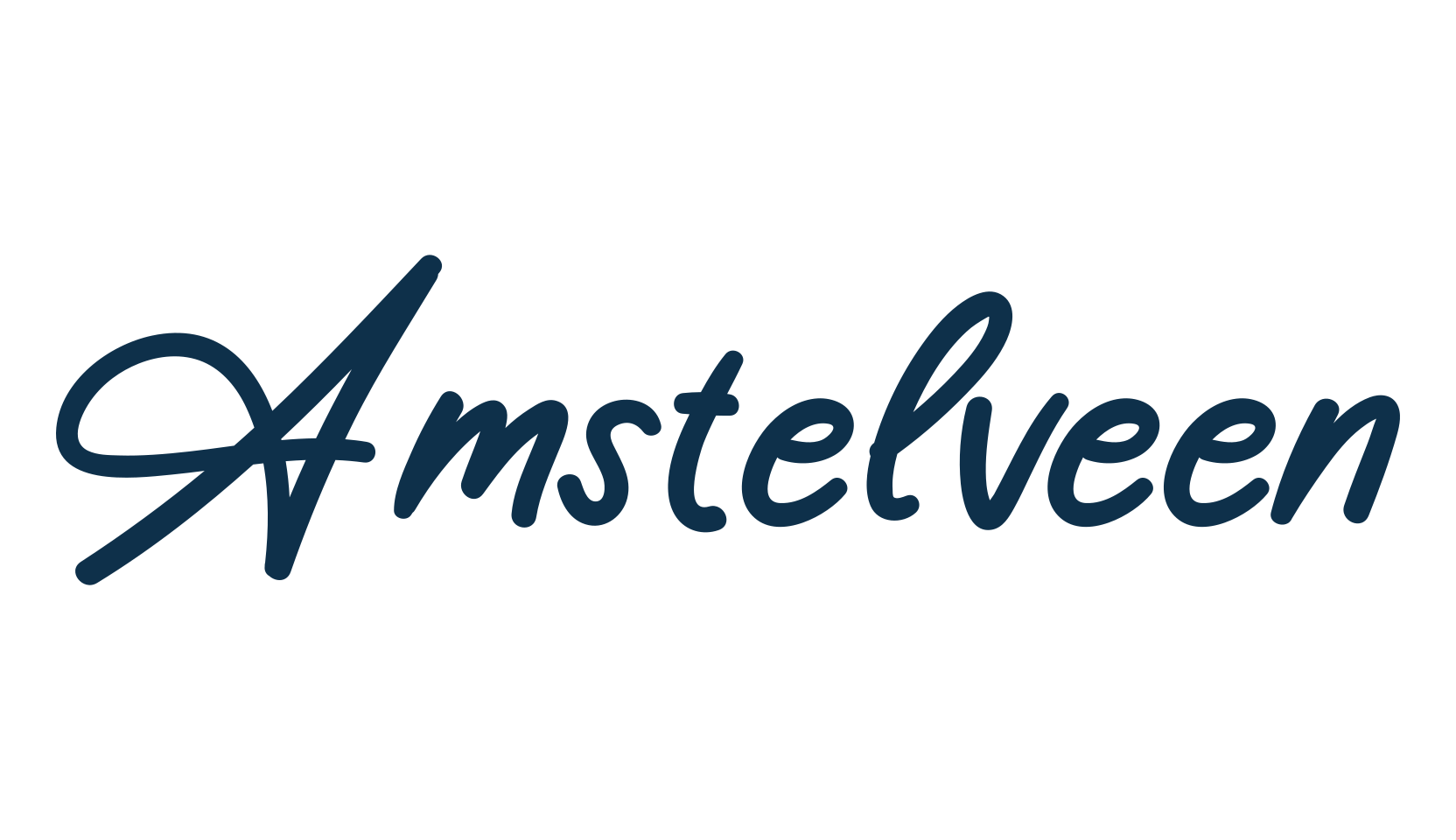 Amstelveen, handwriting font preview