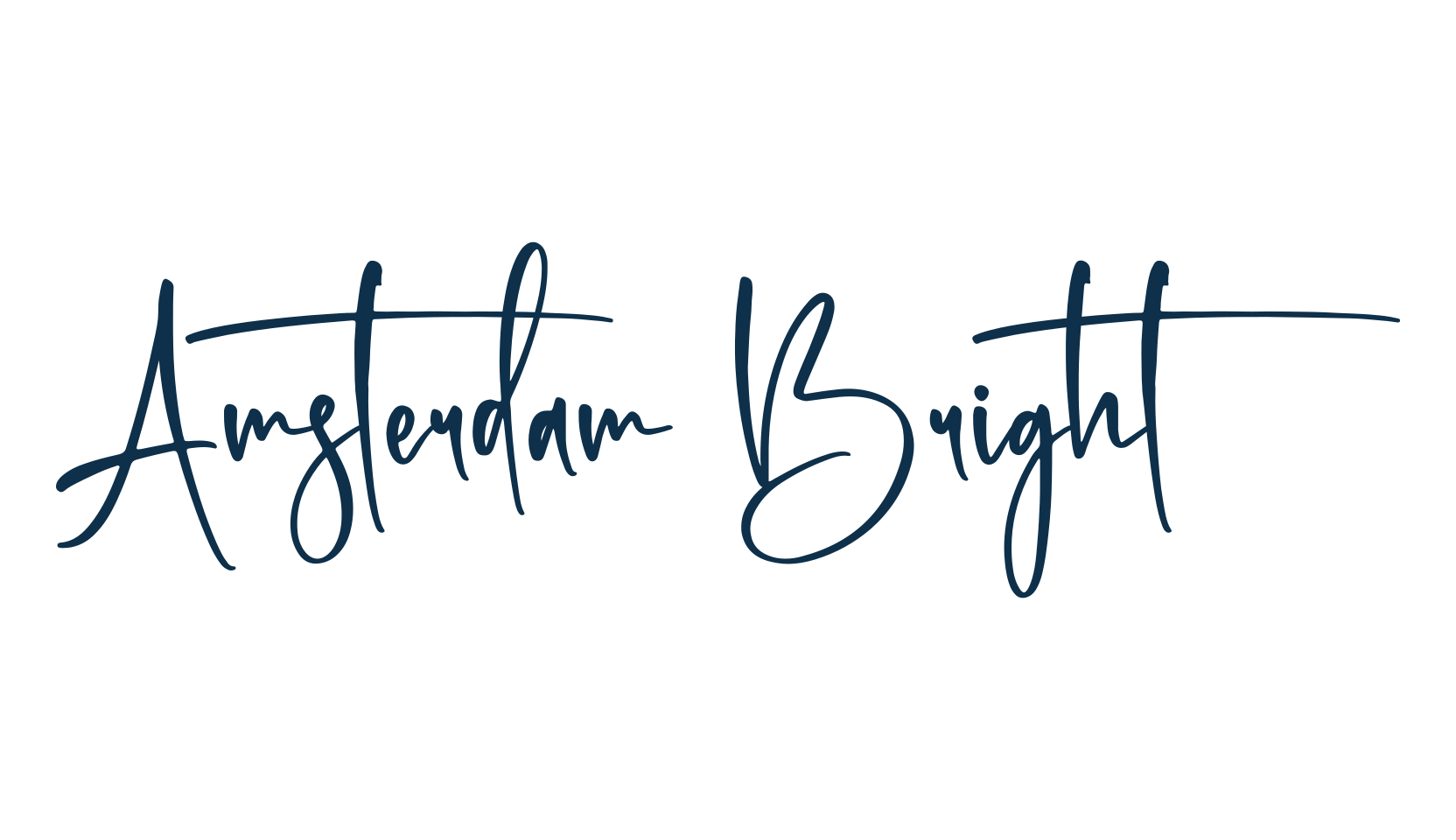 Amsterdam Bright, script handwritten fancy decorative calligraphy font preview
