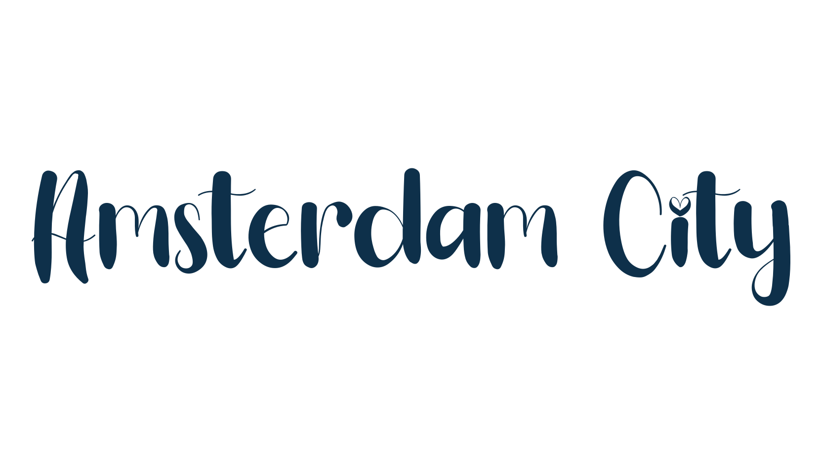 Amsterdam City, fancy various decorative script calligraphy font preview