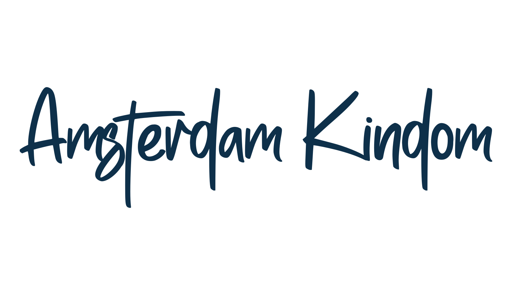 Amsterdam Kindom, handwriting font preview
