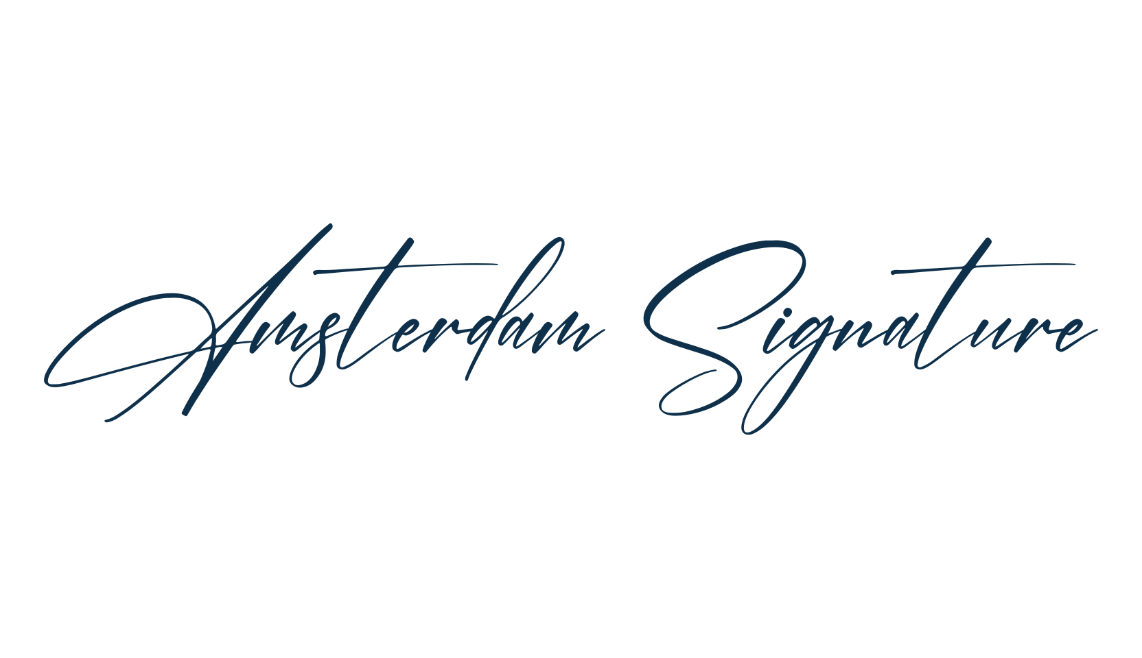 Amsterdam Signature, script handwritten fancy decorative calligraphy font preview