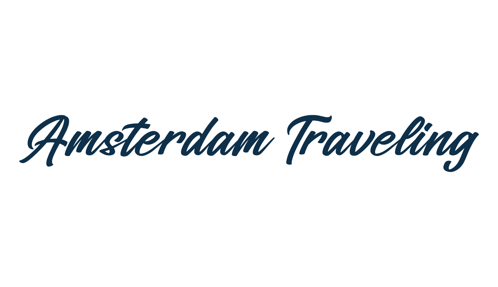 Amsterdam Traveling, fancy various decorative script calligraphy font preview