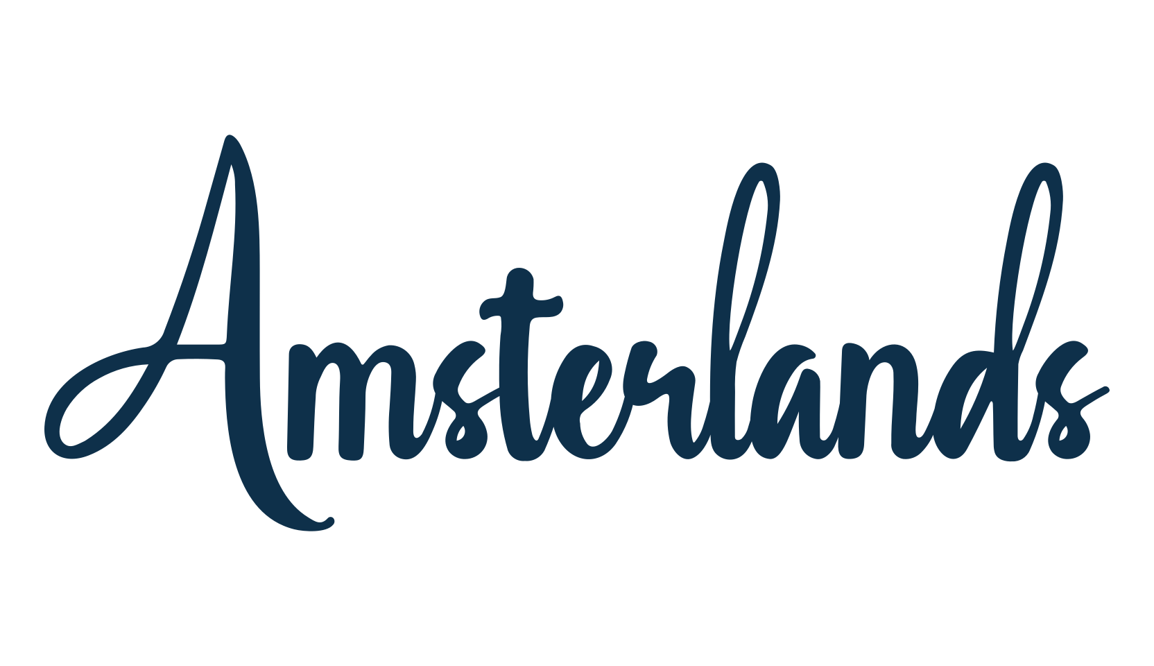 Amsterlands, script handwritten fancy decorative calligraphy font preview