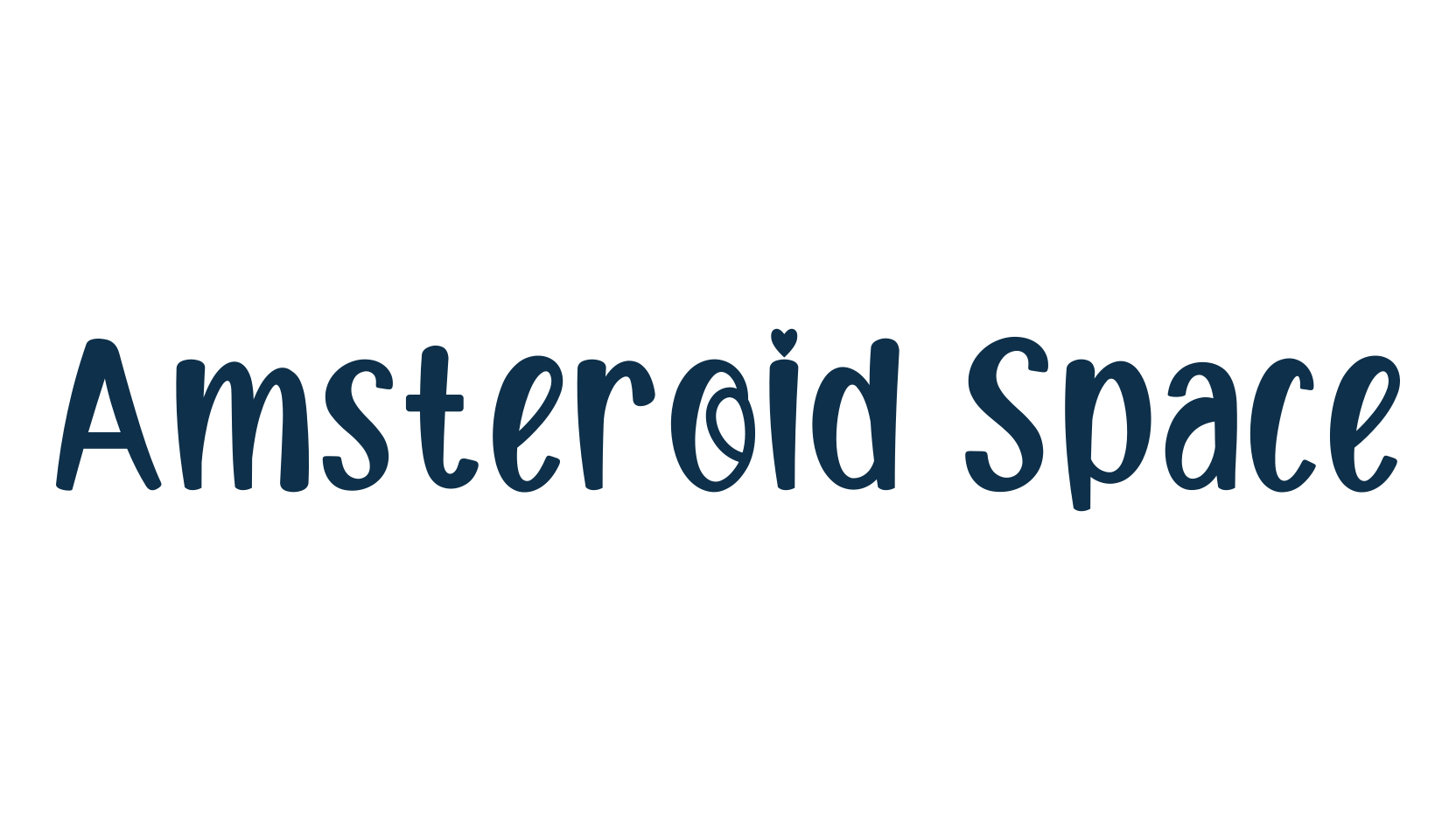 Amsteroid Space, fancy decorative font preview