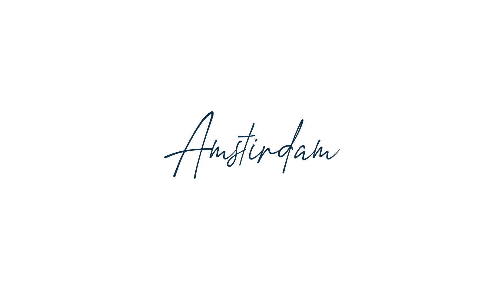 Amstirdam, handwriting font preview